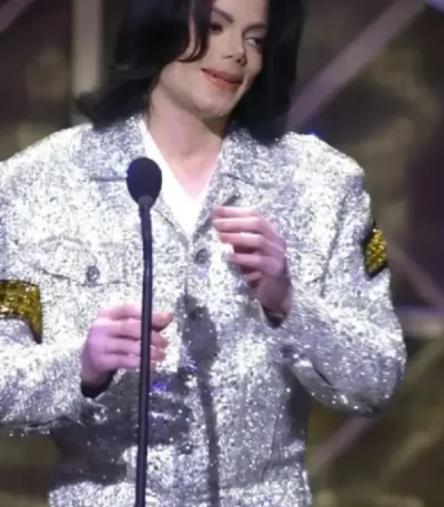 Michael Jackson Silver Sequin Jacket