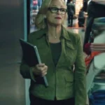 Amy Sedaris Elsbeth S03 Suede Leather Jacket