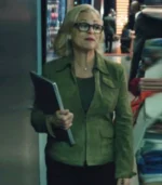 Amy Sedaris Elsbeth S03 Suede Leather Jacket