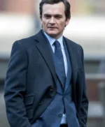 Anatomy of a Scandal James Whitehouse Black Wool Coat