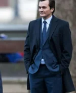 Anatomy of a Scandal James Whitehouse Black Wool Coat