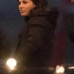 Olivia Lytton Anatomy of a Scandal Puffer Black Coat