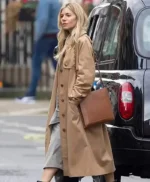 Anatomy of a Scandal Sienna Miller Beige Duster Coat