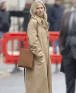 Anatomy of a Scandal Sienna Miller Beige Duster Coat