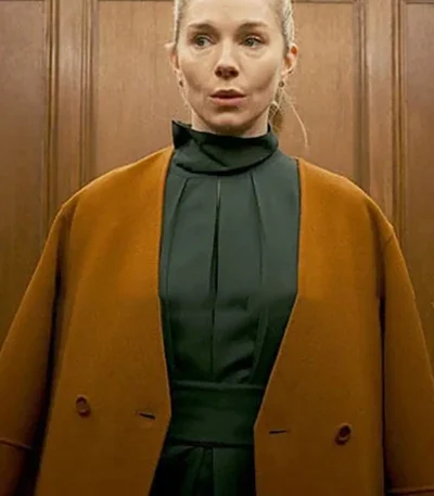 Anatomy of a Scandal Sophie Whitehouse Brown Long Coat