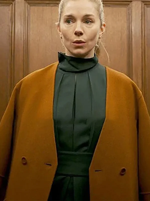 Anatomy of a Scandal Sophie Whitehouse Brown Long Coat