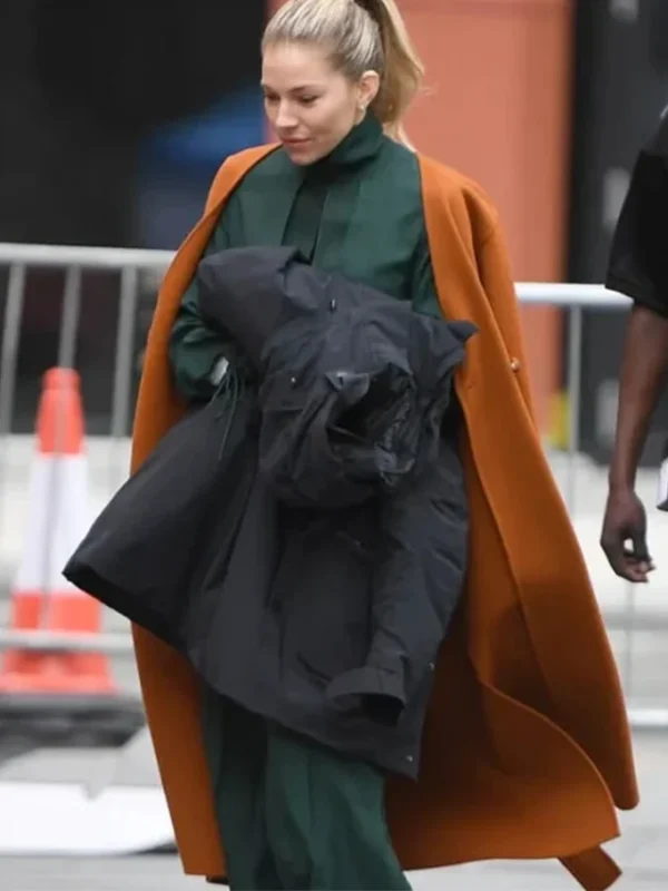 Anatomy of a Scandal Sophie Whitehouse Brown Long Coat
