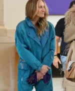 And Just Like That Carrie Bradshaw Blue Jumpsuit