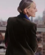 And Just Like That Carrie Bradshaw Brown Blazer