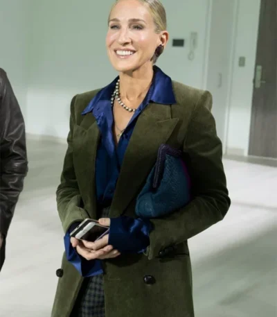 And Just Like That Carrie Bradshaw Brown Blazer