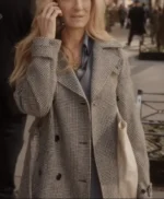 And Just Like That Carrie Bradshaw Grey Coat