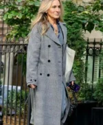 And Just Like That Carrie Bradshaw Grey Coat