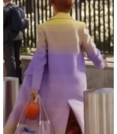 And Just Like That Miranda Hobbes Ombre Trench Coat