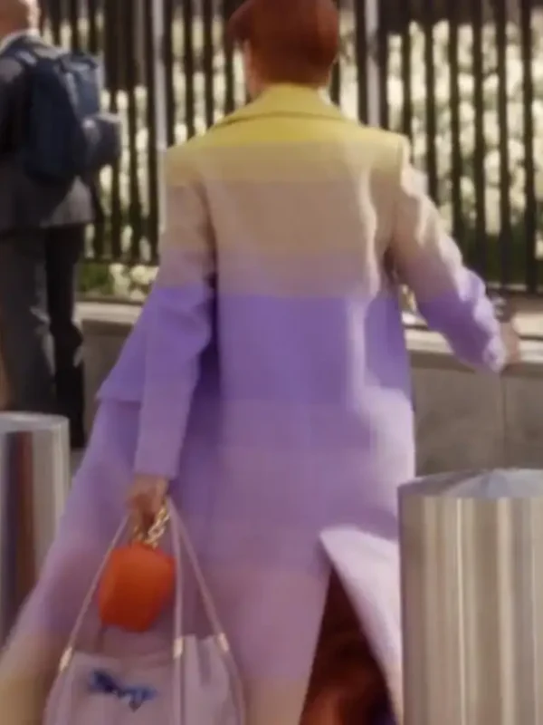 And Just Like That Miranda Hobbes Ombre Trench Coat
