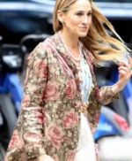 And Just Like That S02 Carrie Bradshaw Floral Blazer
