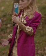 And Just Like That S02 Carrie Bradshaw Pink Silk Blazer