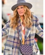 And Just Like That S02 Carrie Bradshaw Plaid Coat