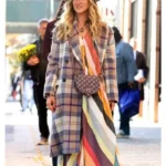 And Just Like That S02 Carrie Bradshaw Plaid Coat