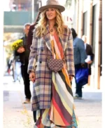 And Just Like That S02 Carrie Bradshaw Plaid Coat