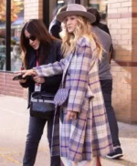 And Just Like That S02 Carrie Bradshaw Plaid Coat
