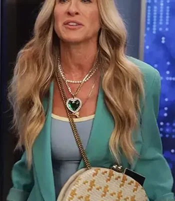 And Just Like That Sarah Jessica Parker Teal Blazer