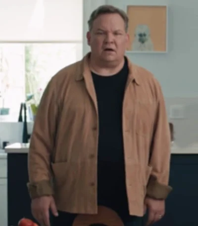 Andy Richter Elsbeth S03 Brown Cotton Jacket