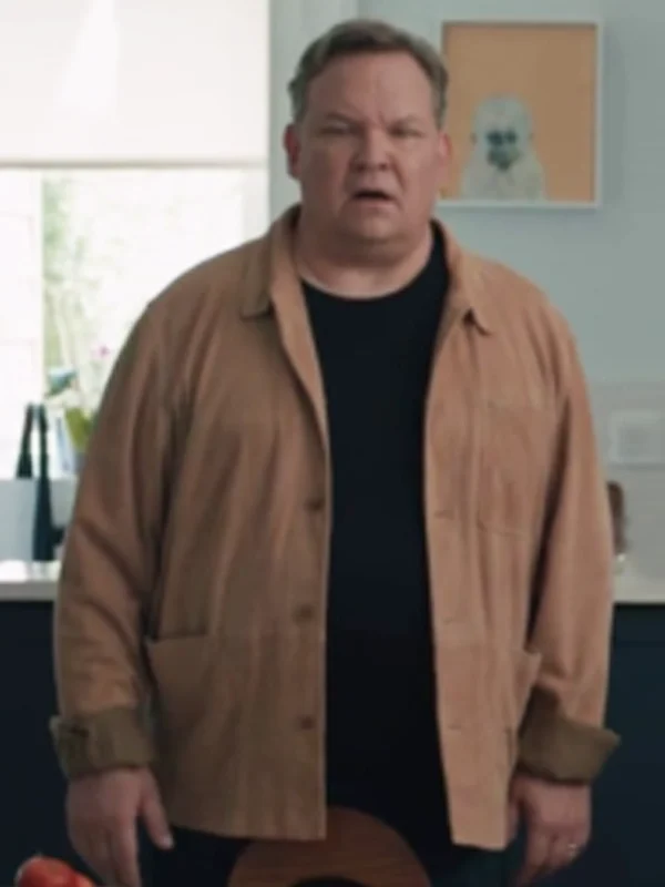Andy Richter Elsbeth S03 Brown Cotton Jacket