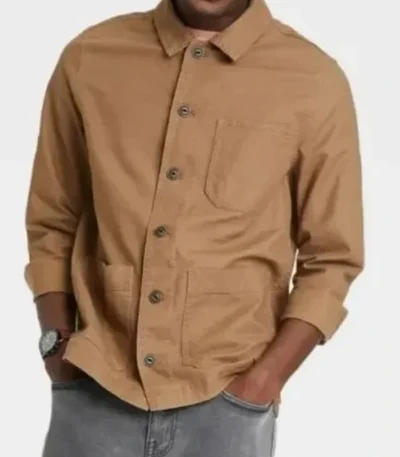Andy Richter Elsbeth S03 Brown Cotton Jacket
