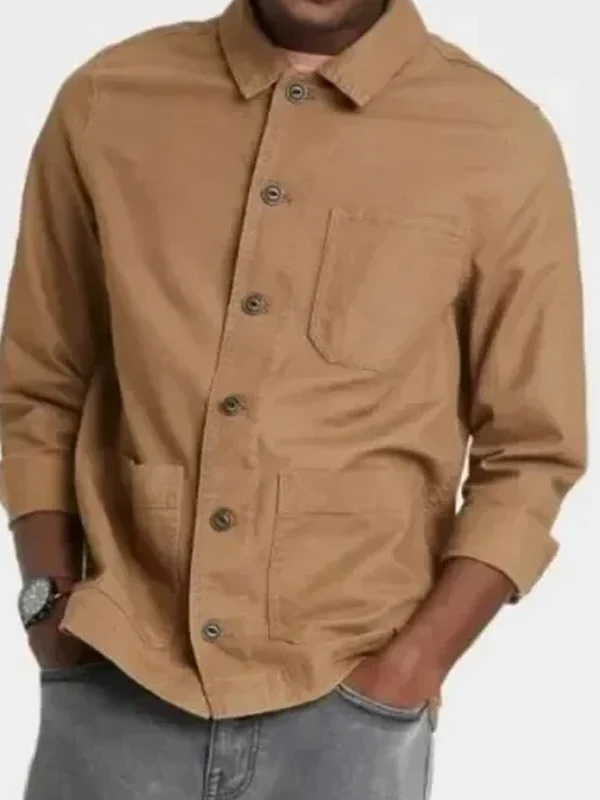 Andy Richter Elsbeth S03 Brown Cotton Jacket