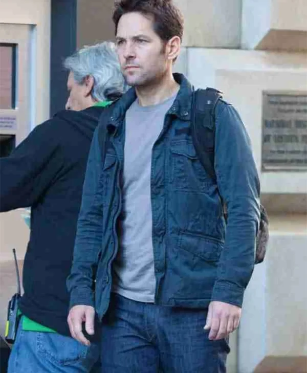 Ant Man Paul Rudd Black Cotton Jacket