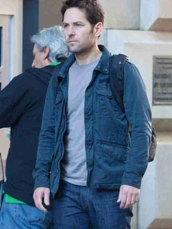 Ant Man Paul Rudd Black Cotton Jacket