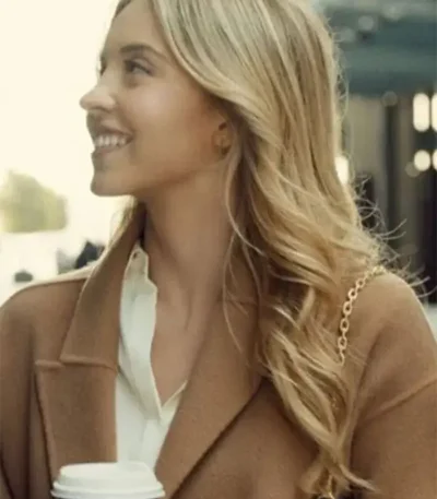 Anyone But You Sydney Sweeney Brown Trench Coat