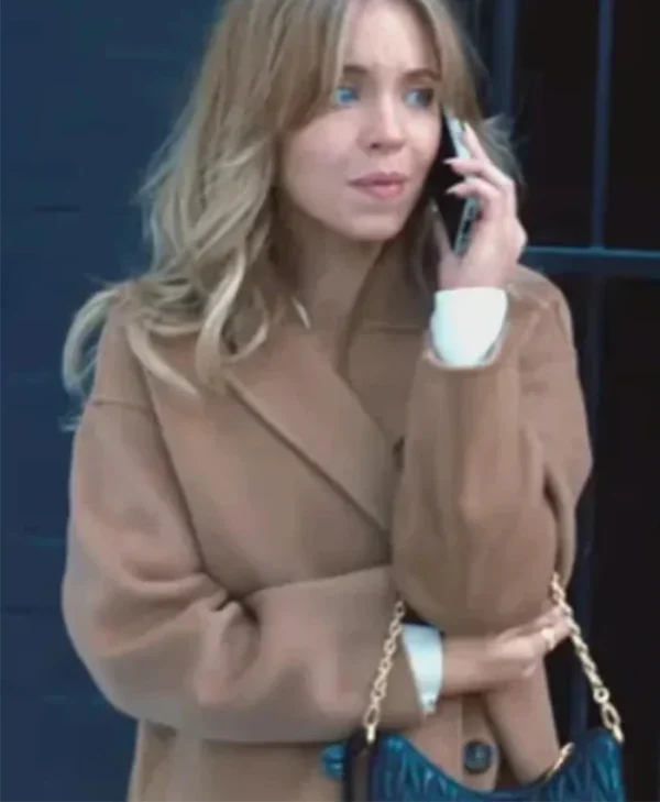 Anyone But You Sydney Sweeney Brown Trench Coat