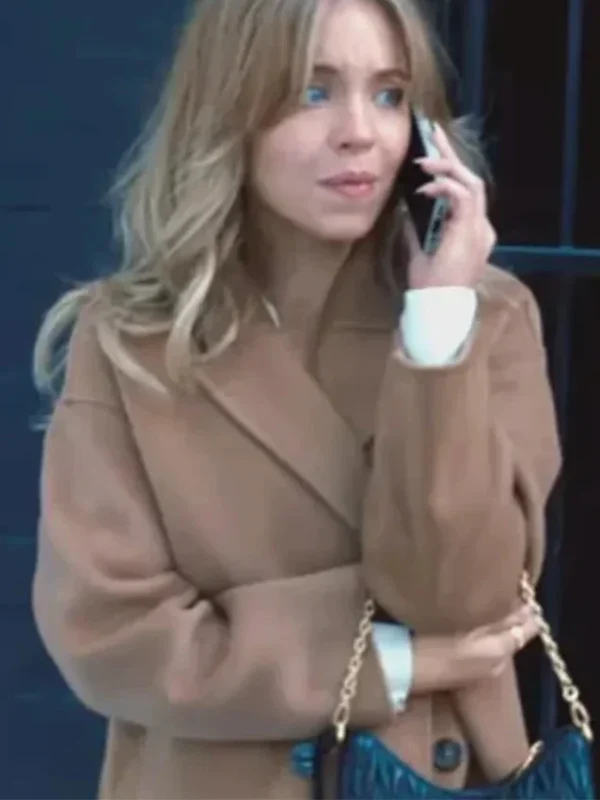 Anyone But You Sydney Sweeney Brown Trench Coat