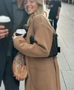 Anyone But You Sydney Sweeney Brown Trench Coat