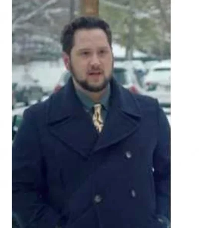 Archive 81 Mark Higgins Navy Blue Pea Coat