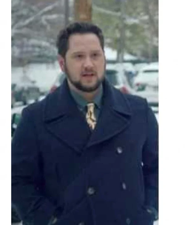 Archive 81 Mark Higgins Navy Blue Pea Coat