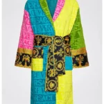 Ari Haley Rich In Color Versace Bath Robe