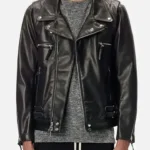 Ari King Lebron James Rider Black Leather Jacket