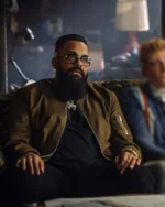 Army of Thieves Guz Khan Brown Bomber Jacket