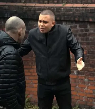 Ash Brassic S05 Black Varsity Jacket