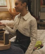 Ashley Banks Bel-Air S03 Cropped Denim jacket