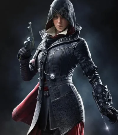 Assassin’s Creed Evie Frye Black and Red Coat