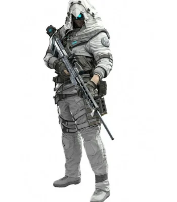 Assassin’s Creed Ghost Recon White Hoodie Jacket