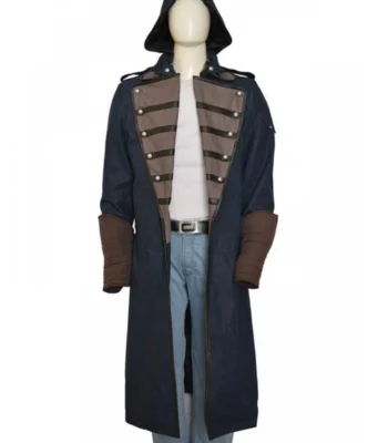 Assassins Creed Unity Arno Dorian Long Coat With Hood