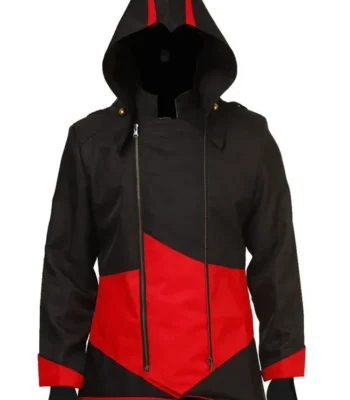 Assassins Creed Red and Black Gaming Coat