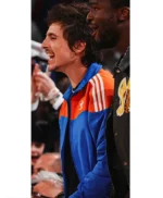 Hawks x Knicks Game 2026 Timothee Chalamet Adidas Jacket