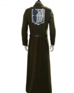 Attack On Titan S03 Eren Jaeger Green Trench Coat