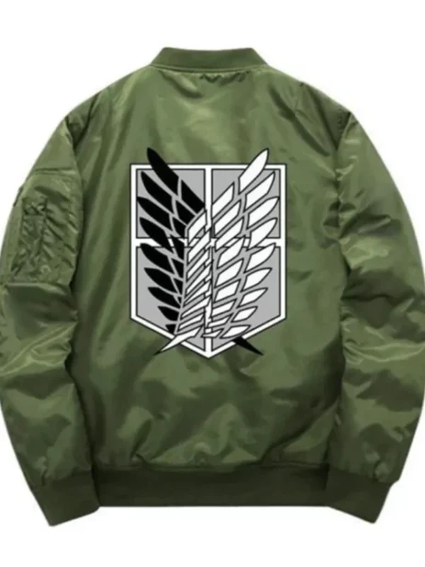 Attack On Titan Survey Corps Green Bomber Jacket
