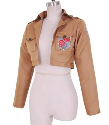 Attack on Titan Garrison Regiment Brown Cropped Jacket